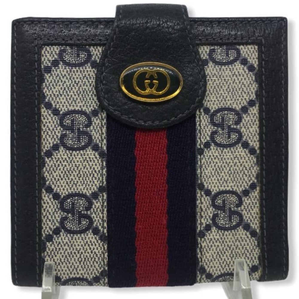 Vintage Gucci Monogram Bifold Wallet